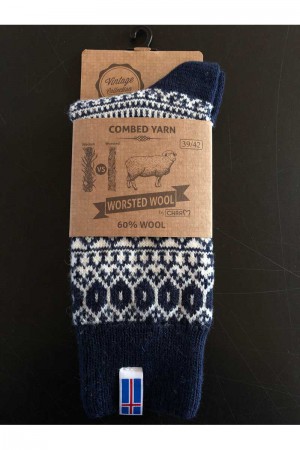 Billige norske sokker med 80% ren ny uld